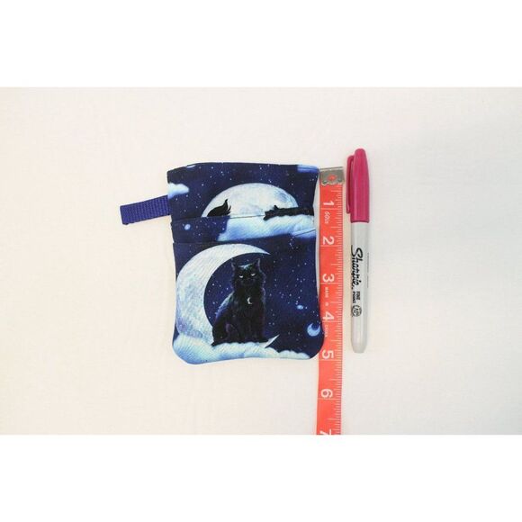 Black Cats Scrub POCKET Insert, Organizer and Protector for Nurses, Doctors - Picture 2 of 4